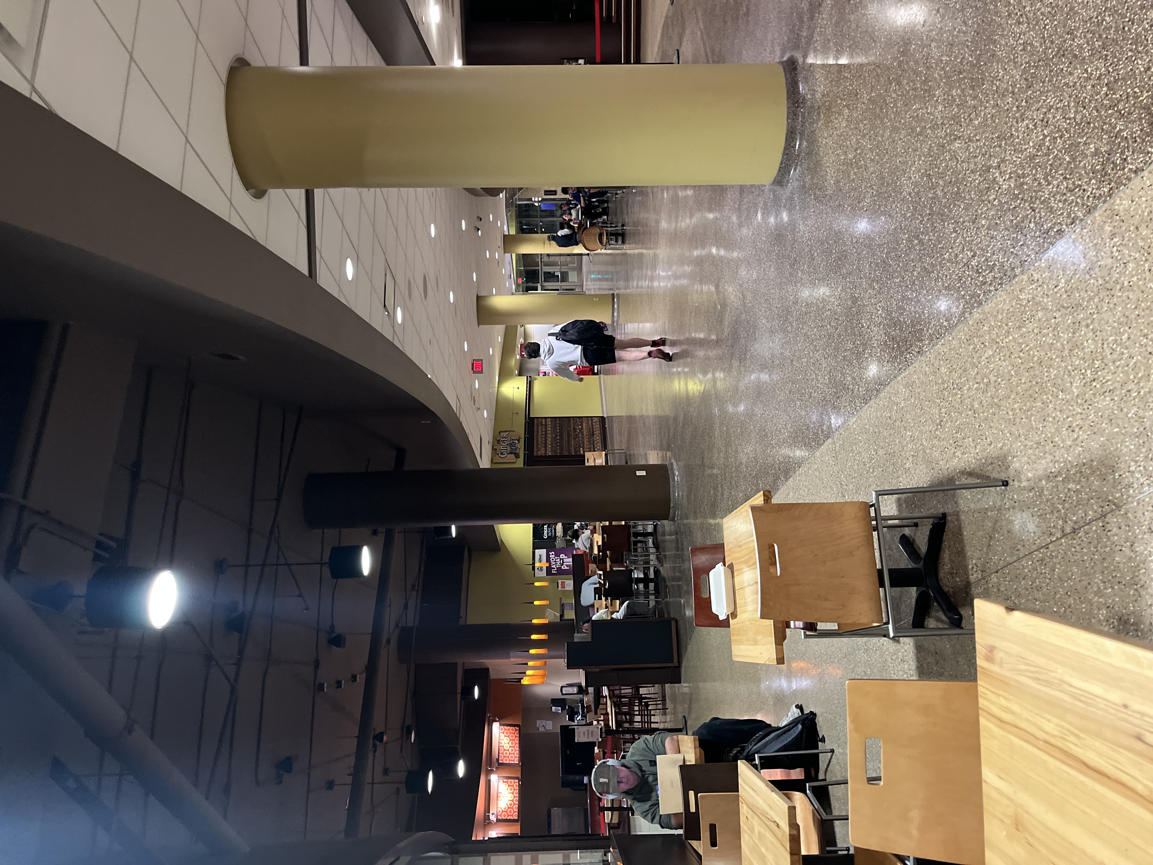 Students studying inside Union South